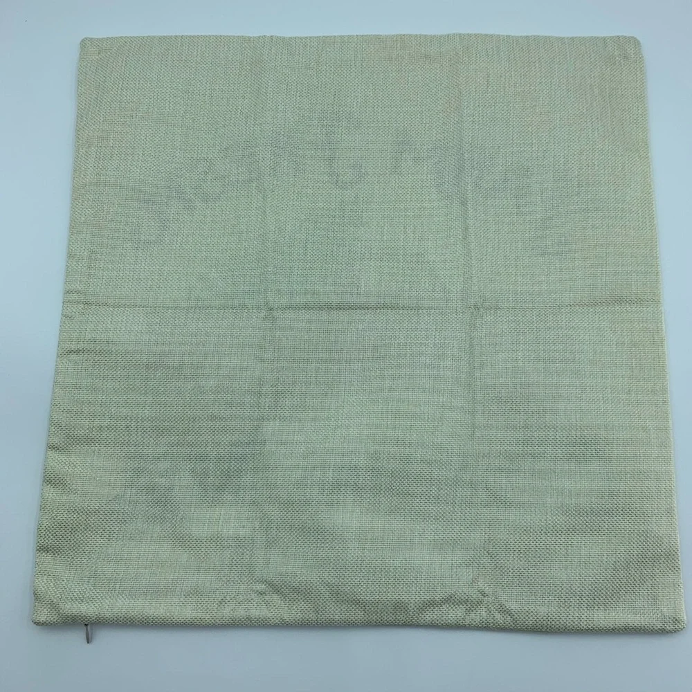 Decorative Pillowcase Burlap Tan Red Green Merry Christmas Holiday Truck Tree - Picture 5 of 6